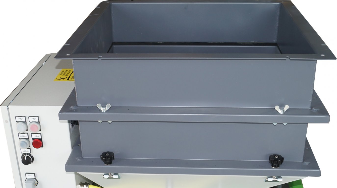 Materialbehälter aus Edelstahl für inoBEAM F50 / F70