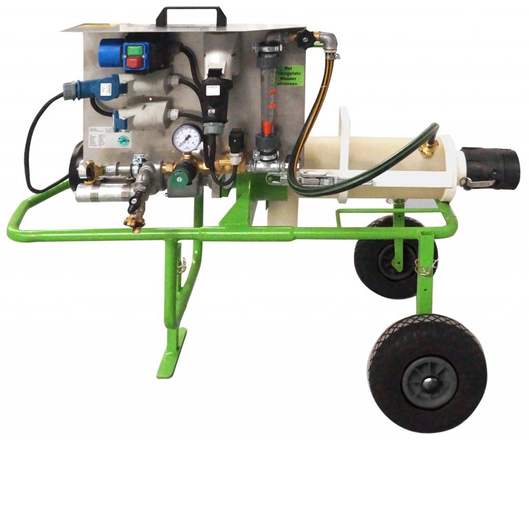 Pulverförmiges Material: OWC kombiniert mit Durchlaufmischer