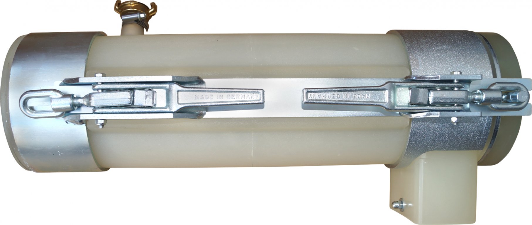 PU-Mischrohr inoPOWERMIX kurz mit breitem Materialauslauf für inoMIX S50 / F52 (Edelstahl-Mischwelle)