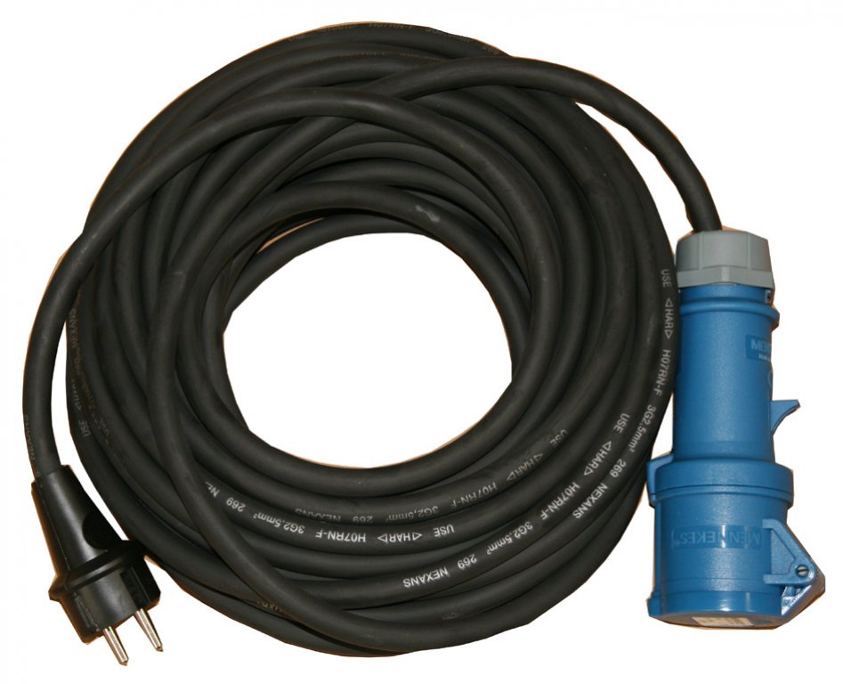 230 V / 3 x 2.5 mm² connecting cable