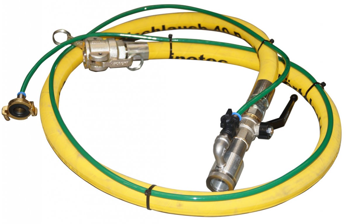 Short spray pipe with mortar coupling 25 mm