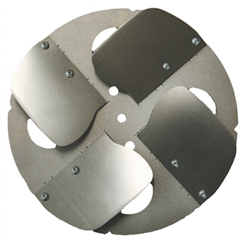Smoothing discs with steel blades / Application: Smoothing (pair, 200 mm diameter each) Smoothing discs with steel blades / Application: Smoothing (pair, 200 mm diameter each)