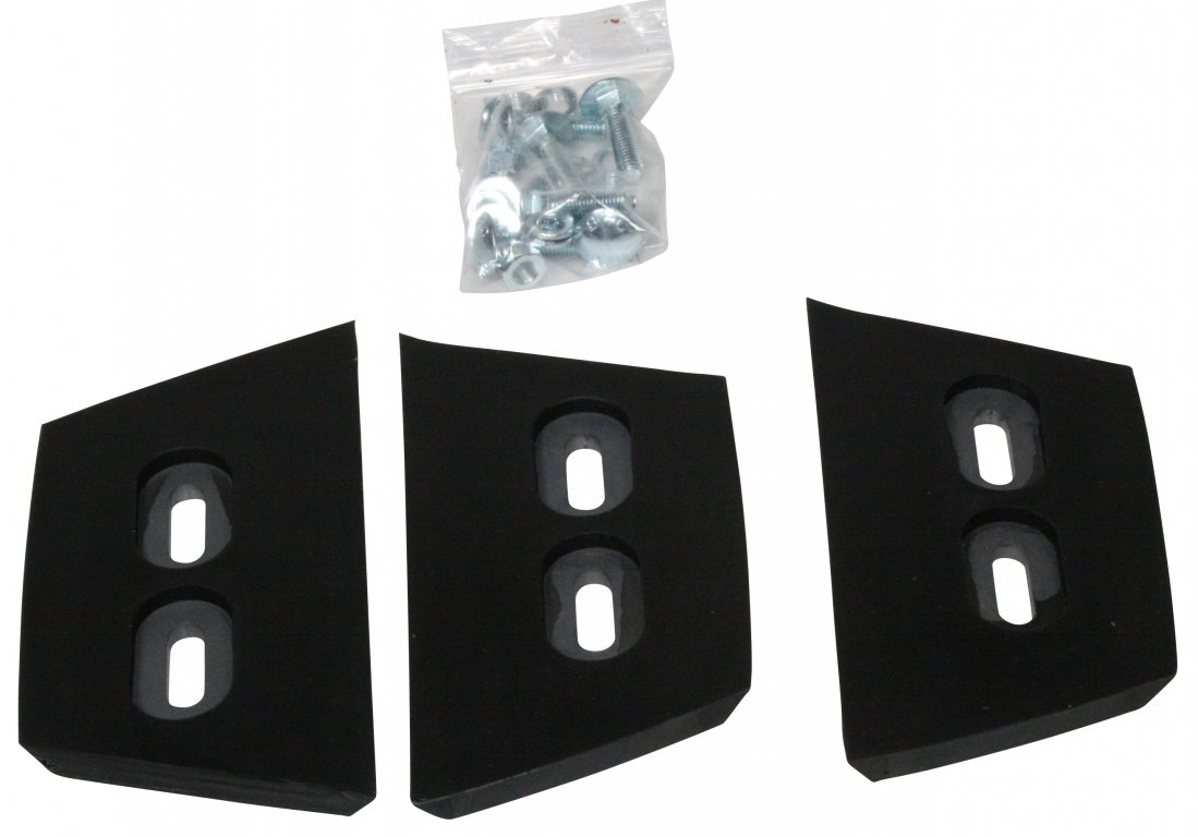 Rubber blades as SET (3 pieces) for forced mixer inoMIX ZM120