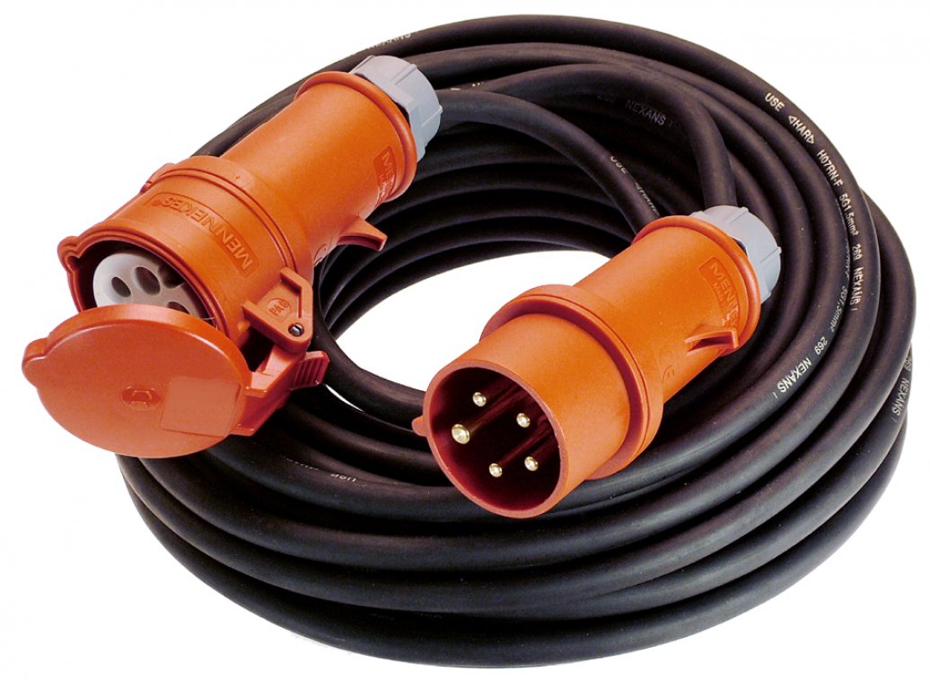400 V / 5 x 4 mm² extension cable 400 V / 5 x 4 mm² extension cable