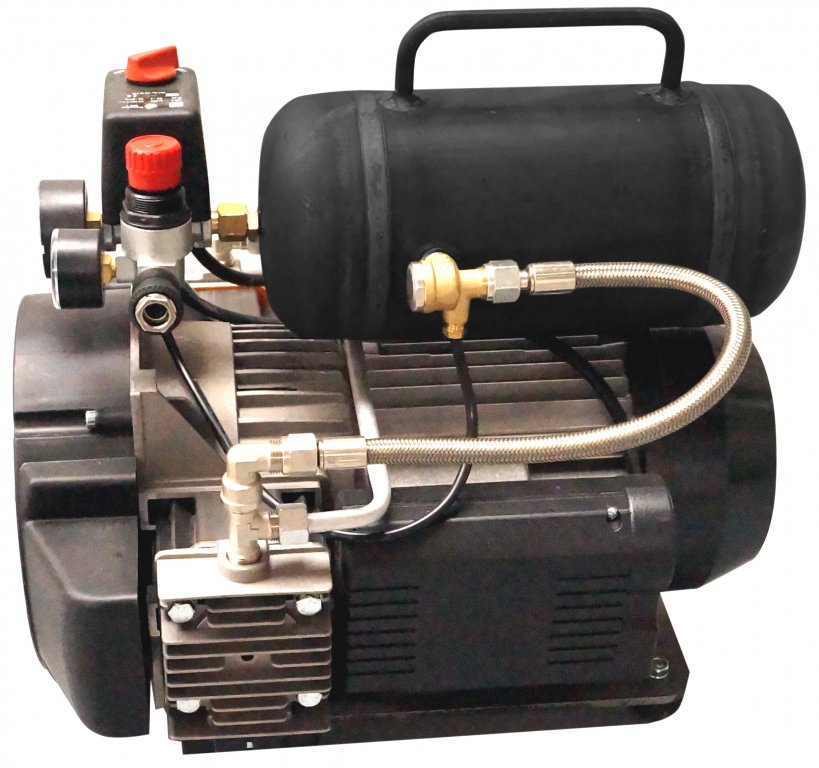 INOTEC compressor (black) compact C 330 PP, 230 V including pressure switch