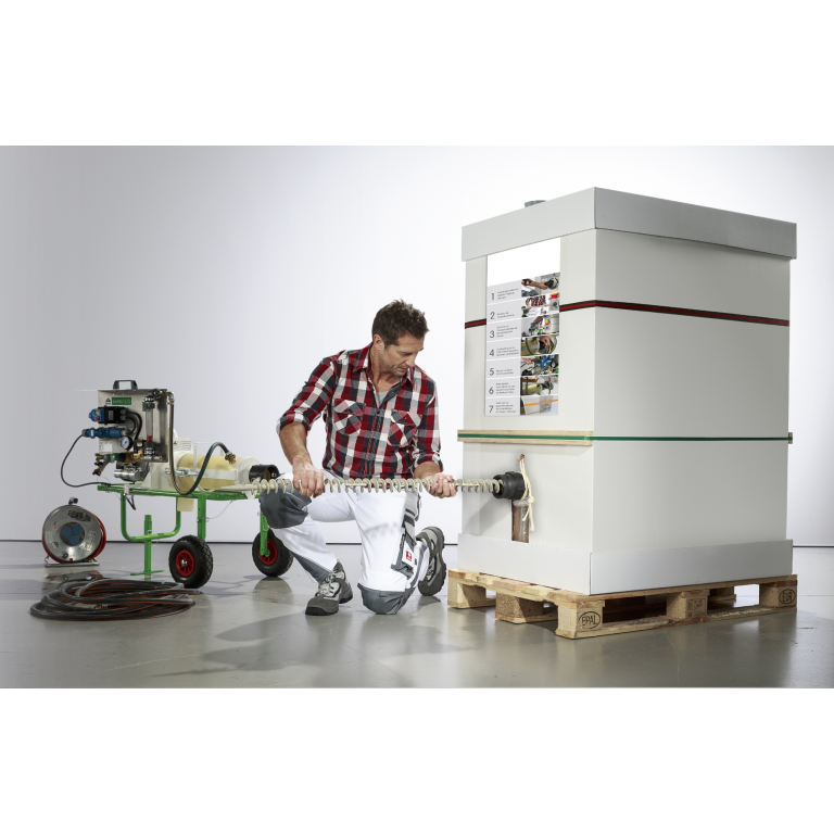 Powdery materials: OWC in combination with a continuous mixer