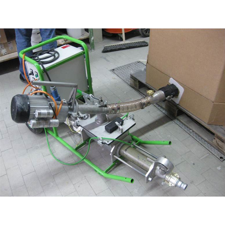 Pastöses Material: OWC kombiniert mit Nassfördereinheit und Förderpumpe