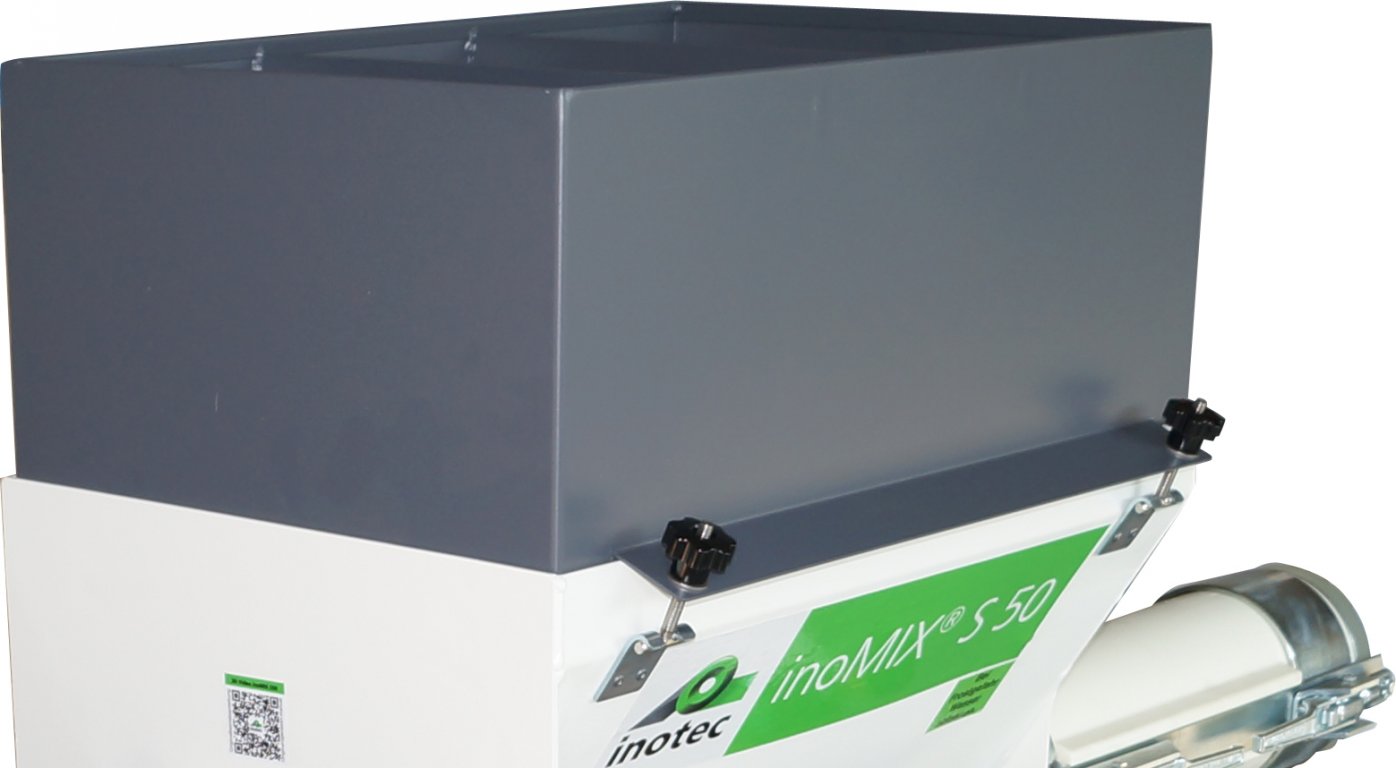 Steel top hopper for inoMIX S50 / S50 T / S50S