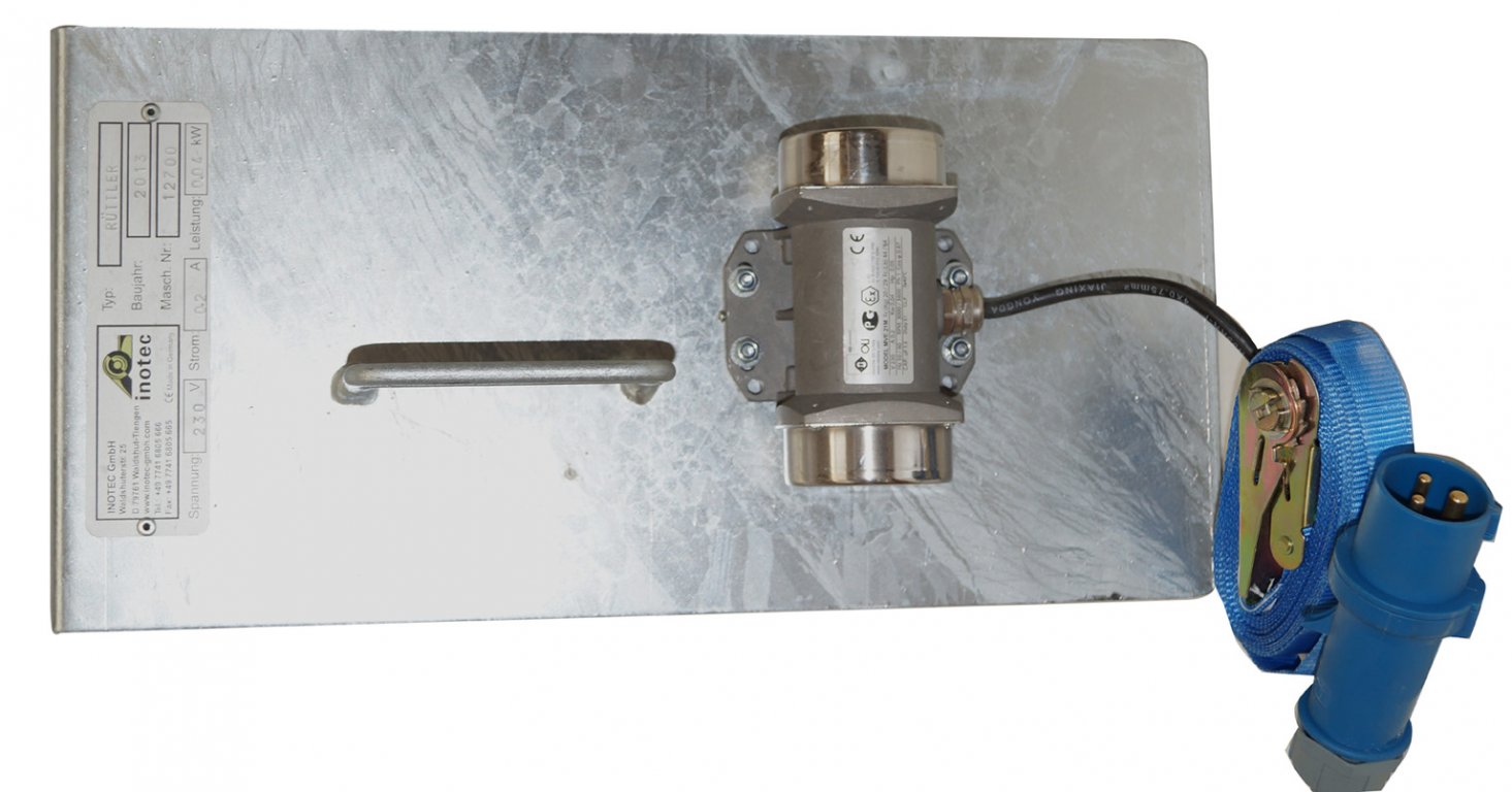 Vibrating unit for one-way-container