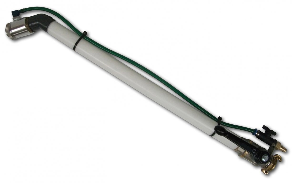 Angled spray head with GEKA coupling