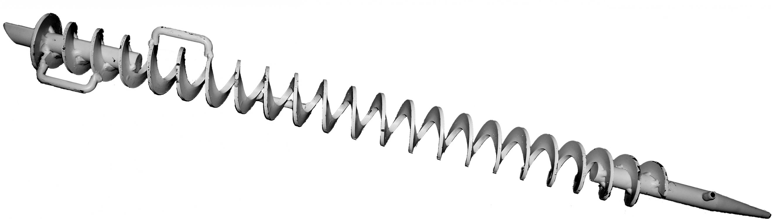 Metering shaft for bag hopper Metering shaft for bag hopper