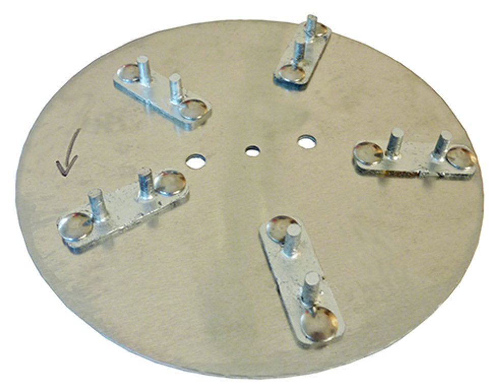 Widia discs / Application: Removing old plaster (pair, 200 mm diameter each)