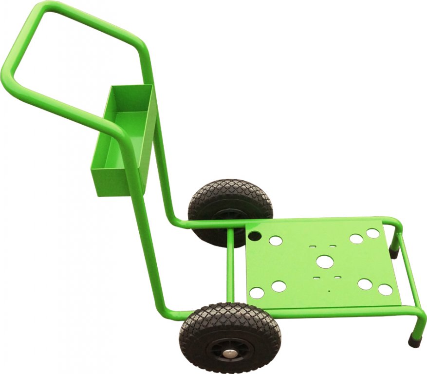 Carro de transporte con 2 ruedas de plástico para dispositivos airless inoSPRAY A4000 y A5000