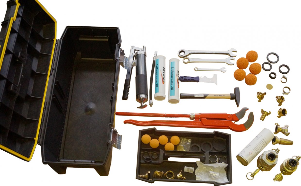 Caja de reparación para pequeño silo Cabrio