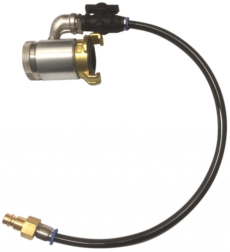Accessoire de pulvérisation pour pistolet à une main inoCOLL / PRO avec raccord d'air EWO