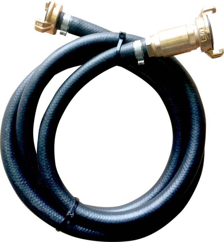 Set de valves anti-retour avec raccord GEKA et 1 mètre de flexible inclus